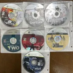 xbox360用ゲームソフト ディスクのみ 7枚セット ジャンク品