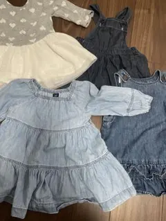 babyGAPデニムワンピースセット