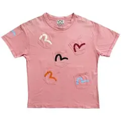 EVISU エヴィス Tシャツ ピンク プリントT y2k archive - メルカリ