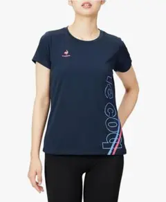 le coq レディース ネイビー 半袖Tシャツ