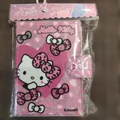 ハローキティ　シールバインダー　ヒョウ柄　カミオジャパン正規品