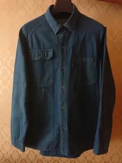 NAOSHIYA CUSTOM FACTORY 藍染め シャンブレーシャツ
