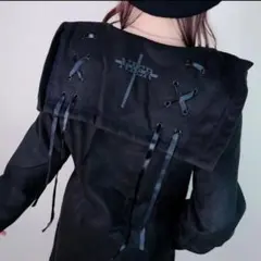 NieR BRAID×CROSS セーラー襟ロングコート【取り外し可能ベルト付】のサムネイル