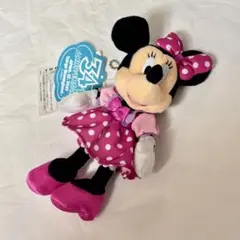 34周年ミニーぬいば　ぬいぐるみバッジ