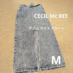 CECI Mc BEE デニムタイトスカート M