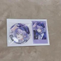 星導ショウ誕生日グッズ＆ボイス2025 箔押し缶バッジ&チェキ風カード