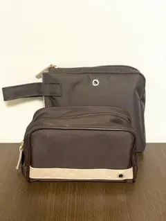 エミレーツ航空 ブルガリ メンズポーチ2個セット