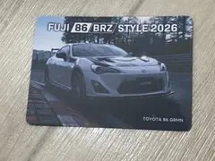 FUJI 86/BRZ STYLE 2026 トレカ