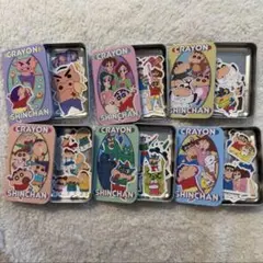 クレヨンしんちゃん スライドケース＆ステッカー コンプセット