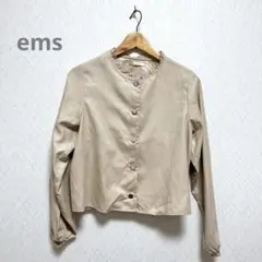 Emsexcite エムズエキサイト ブラウス 長袖 ベージボタン 綺麗 美品