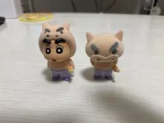 クレヨンしんちゃん ぶりぶりざえもん シロ フィギュア 2体セット