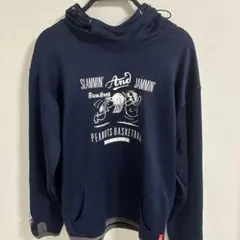 PEANUTS BASKETBALL パーカー ネイビー