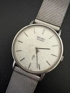 不動品】オールドセイコー シャリオ Cライン シルバー クォーツ メンズ