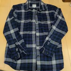 THE NORTH FACE 長袖シャツ M ネイビー チェック