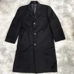 【Weconners】メンズ コート チェスターコート カシミア5% ブラック
