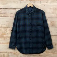 オンブレウールシャツ