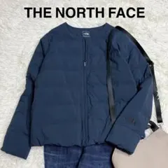 ノーカラージャケット ダウンジャケット