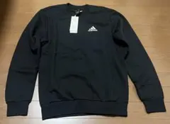 新品未着用　adidas ブラック　スエットトレーナー 裏起毛　M　タグ付き