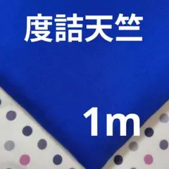 【SALE】度詰天竺ニット ブルー系　1m③