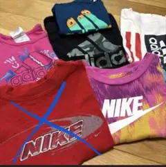 【まとめ売り】NIKE adidas キッズ 半袖Tシャツ 7枚セット US古着