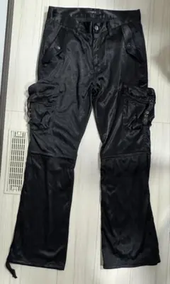 ★難あり【CIVARIZE】 光沢 カーゴパンツ