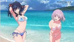 グリッドマンユニバース 描き下ろしラバーマット 六花 アカネ 水着