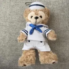 더피 플러시 장난감 배지 선원복