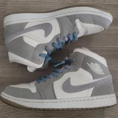 Nike Air Jordan 1 Mid "Grey/Sail" スニーカー