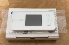 Speed Wi-Fi 5G X12 本体 ホワイト