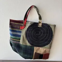 ちょっと不格好なトートバッグ ハンドメイド リメイク