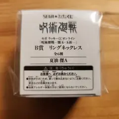 セガラッキーくじ　呪術廻戦　リングネックレス　夏油傑