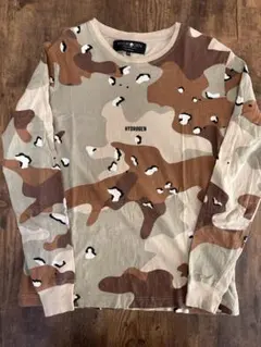 ハイドロゲン　カモフラ柄　ロンT XSサイズ