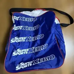 XEBIO ショルダーバッグ 青　スキーブーツ入れ