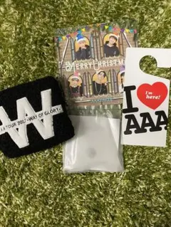 AAAファンクラブ特典　ウォームカイロ、ドアカード、クリスマスカード