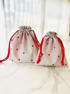 【在庫確認して下さい】ハート×チェック　ランチセット