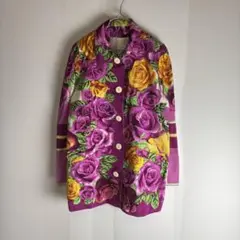 【デザインジャケット】gai mattiolo 花柄ジャケット サイズ42 古着
