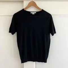 JOHN SMEDLEY コットンニット ブラックDEUXIEME CLASSEのサムネイル