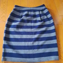 earth music & ecology ストライプタイトスカート