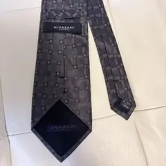 BURBERRY バーバリー ネクタイ 総柄 チェック ホースマーク 茶系のサムネイル