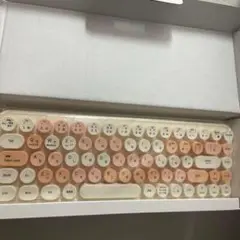 Bluetooth ワイヤレスキーボード　ミルキーカラー かわいい