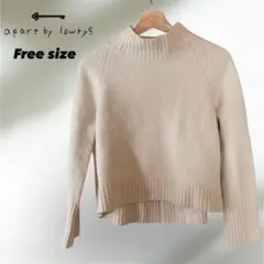 アパートバイローリーズ　ウール タートルネックセーターニット 毛100% 【F】