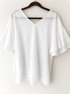 AZUL BY MOUSSY 半袖 フレア袖 ブラウスのサムネイル