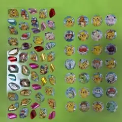 ポケモンキャラクターぷっくりシール2枚セット