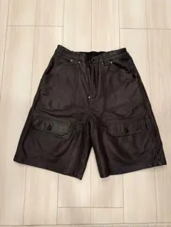 BLACK COMME des GARCONS メタリックワイドショートパンツL - メルカリ