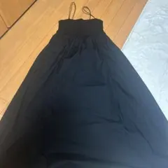 ブラックキャミワンピースカップ付き
