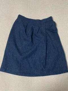 冬用ネイビー タイトスカート Mサイズ