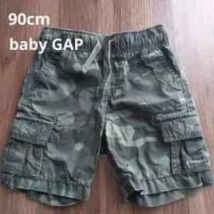 GAP 迷彩柄 カーゴパンツ ハーフパンツ 18-24ヶ月 90cm