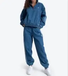 adidas デニムセットアップ