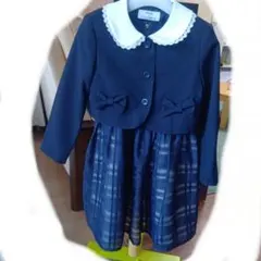 フォーマルドレス ジャケット付き ネイビー 120cm
