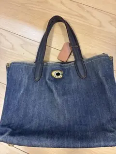 デニムトートバッグ　coachのサムネイル